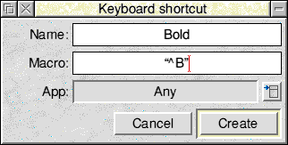 Keyboard shortcut