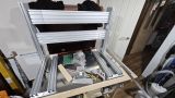 X-axis gantry in place